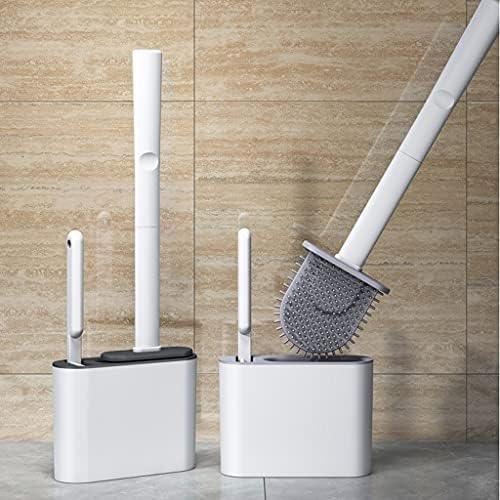 HASMI Toilet Brush with Wall-Mounted Holder Deep Cleaning 1