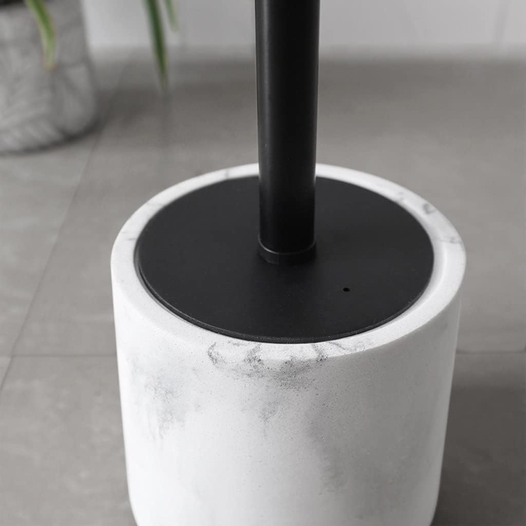 TOMYEUS 360 Toilet Brush with Holder for Deep Cleaning