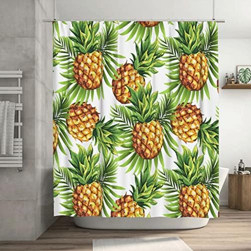 Banonaty Pineapple Shower Curtain 60x72 in