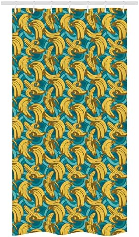 Ambesonne Banana Stall Shower Curtain Retro Hawaiian Design