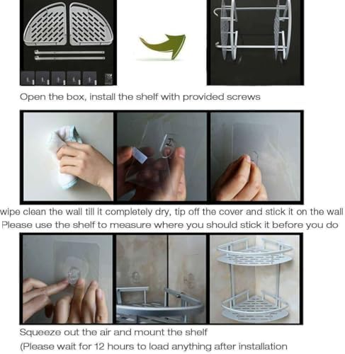 FINANCIALLY LIT 2 Tier Aluminum Shower Caddy