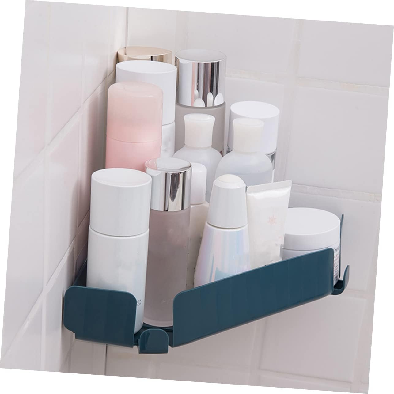 Beatifufu Bathroom Storage Holder Corner Shelf Adhesive Organizer