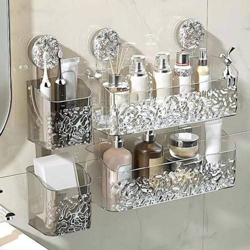 Luxury Suction Cup Storage Rack for Shower