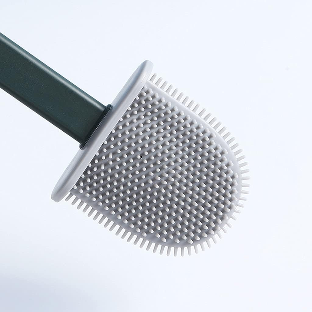 Pink Toilet Brush with Wall-Mounted Holder
