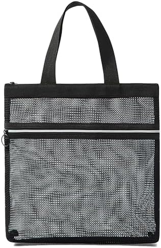 YUENCHING Mesh Shower Caddy Bag - Black
