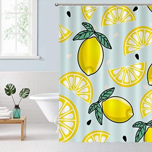 Funny Fruit Shower Curtain Liner Set 71 x 79