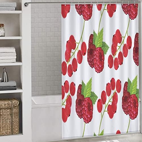Sweet Natural Food Strawberry Shower Curtain 55x72 Inch