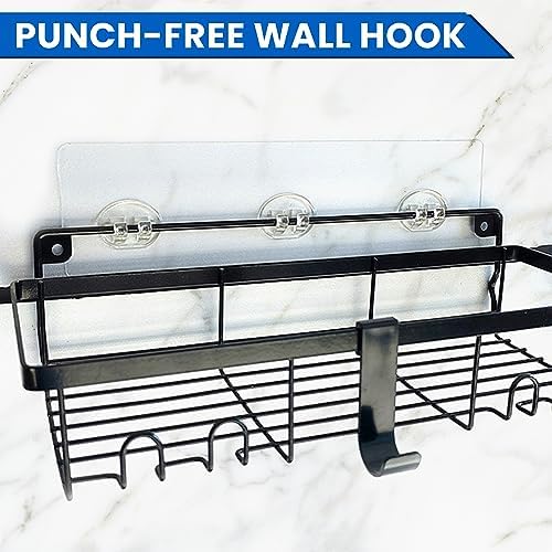 KNCLUX 2 Pcs Adhesive Shower Caddy Replacement 1