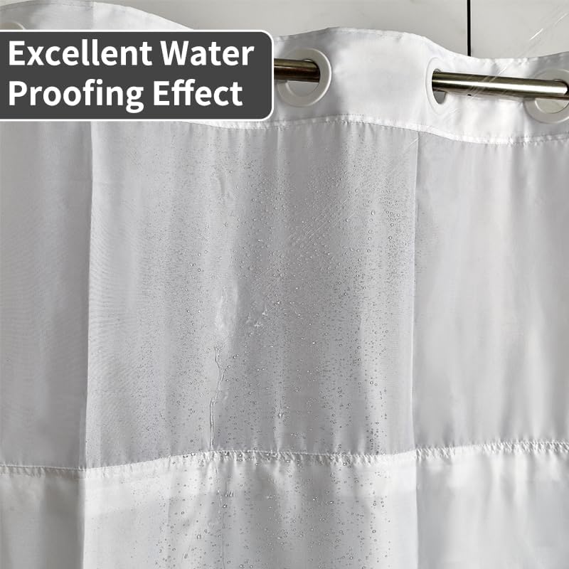 Boho Style Shower Curtain Set 71x74 Inch