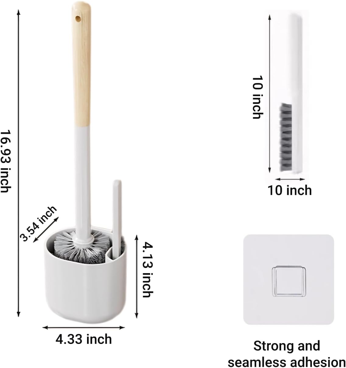 Suyue Y Toilet Brush and Holder Set 2 Pack 1