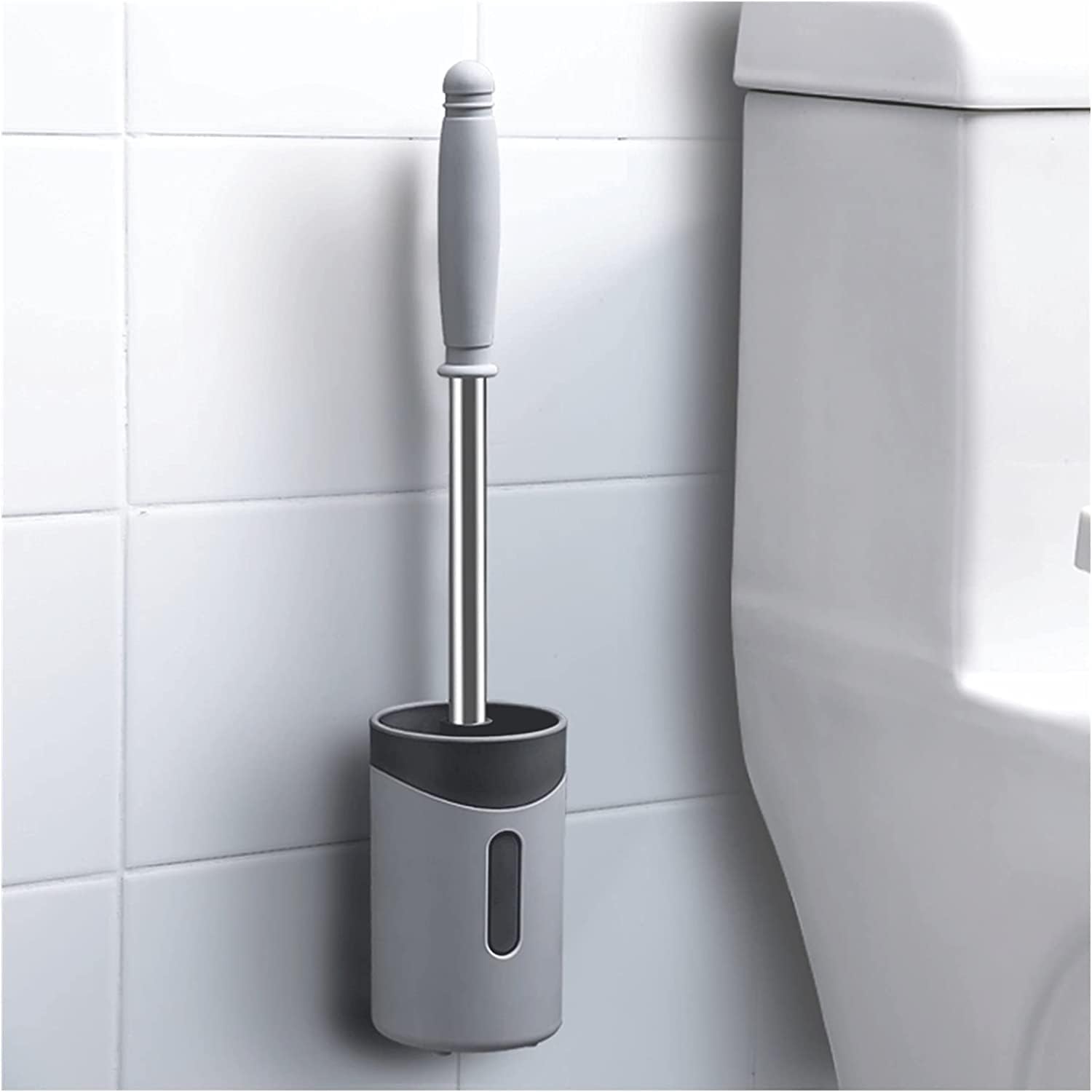 NIUBB Toilet Brush with Holder 2 Pack Stainless Steel