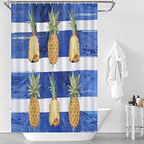 Sweet Natural Food Shower Curtain Lemon Summer Fruit Bath Decor