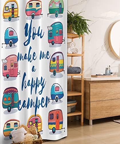 Ambesonne Camper Stall Shower Curtain Set