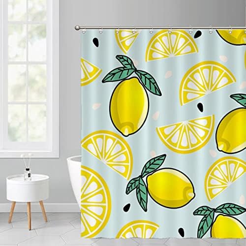 Funny Fruit Shower Curtain Liner Set 71 x 79