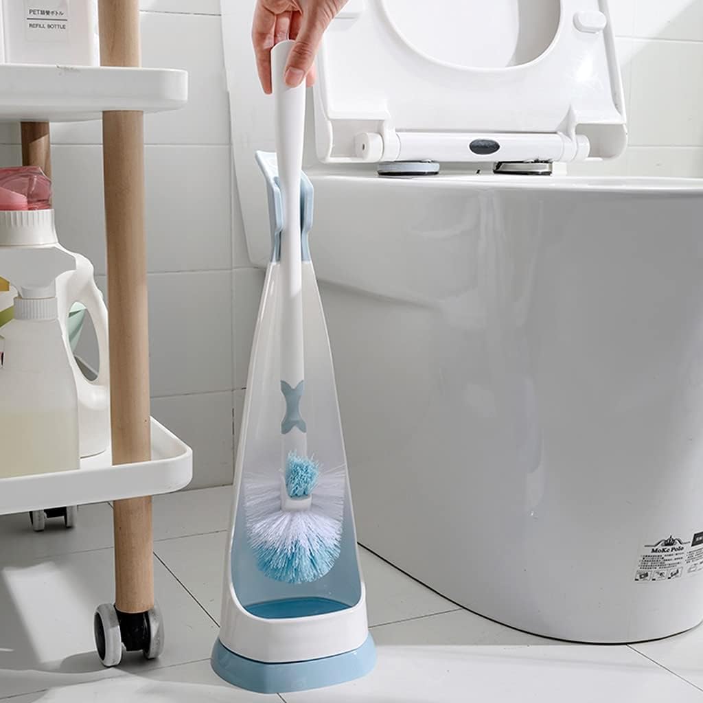 TOMYEUS Toilet Brush with Holder Wall-Mounted Deep Cleaning Set