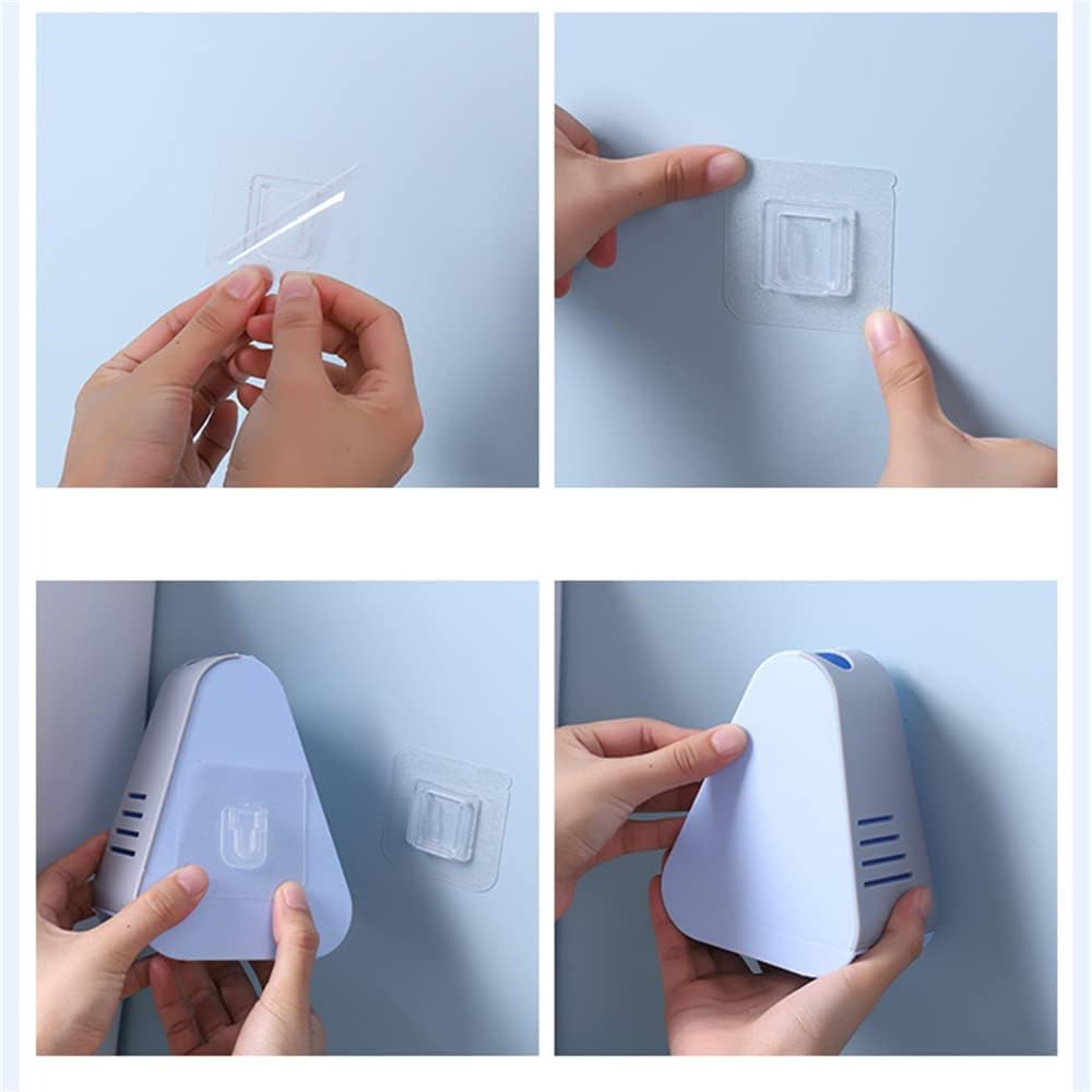 Veratse Golf Shape Toilet Brush with Wall-Mounted Holder Blue