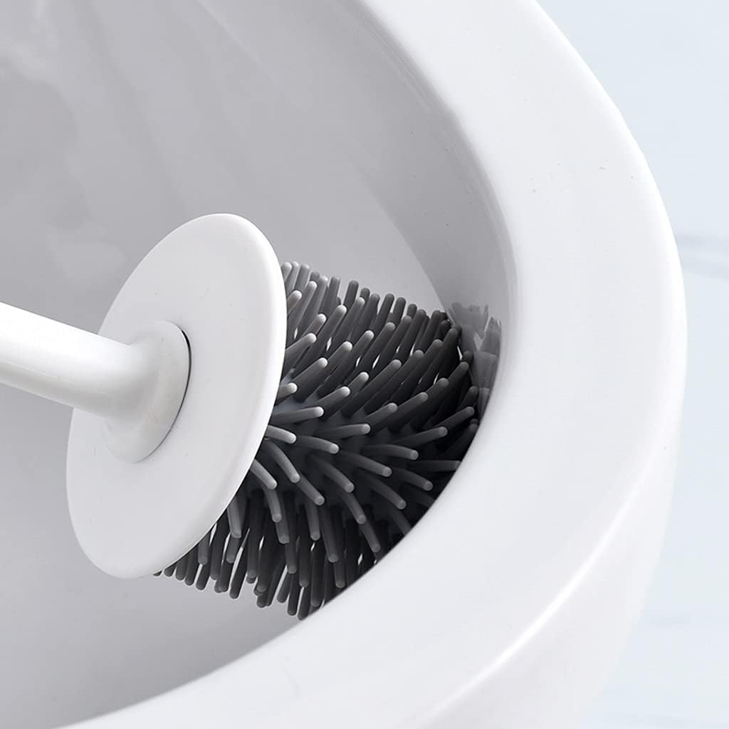 Bathroom Toilet Brush with Stand and 360 Cleaning Head