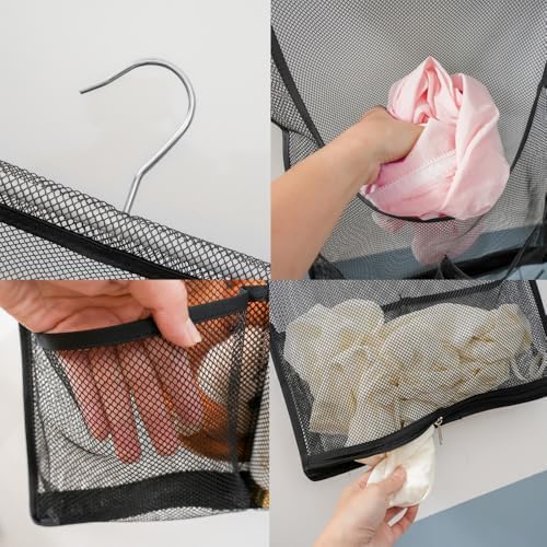 Jelier Hanging Mesh Storage Caddy for Kids
