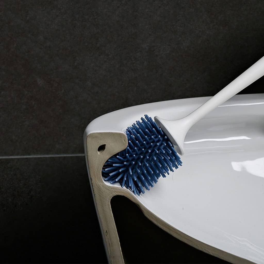 Stylish Toilet Brush Set with Holder Bigblue Color