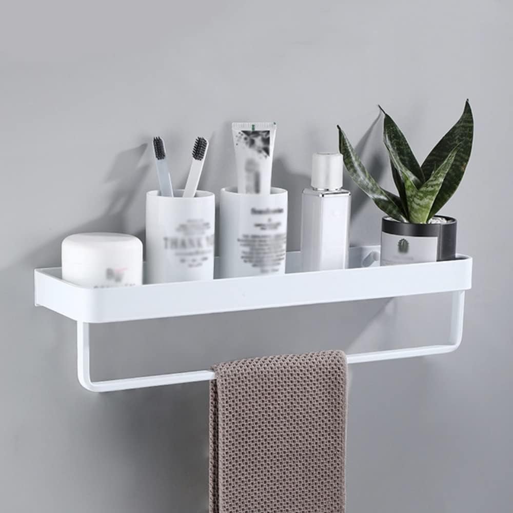 Shower Shelf Racks Storage Rack with Towel Bars Wall Mounted Caddy