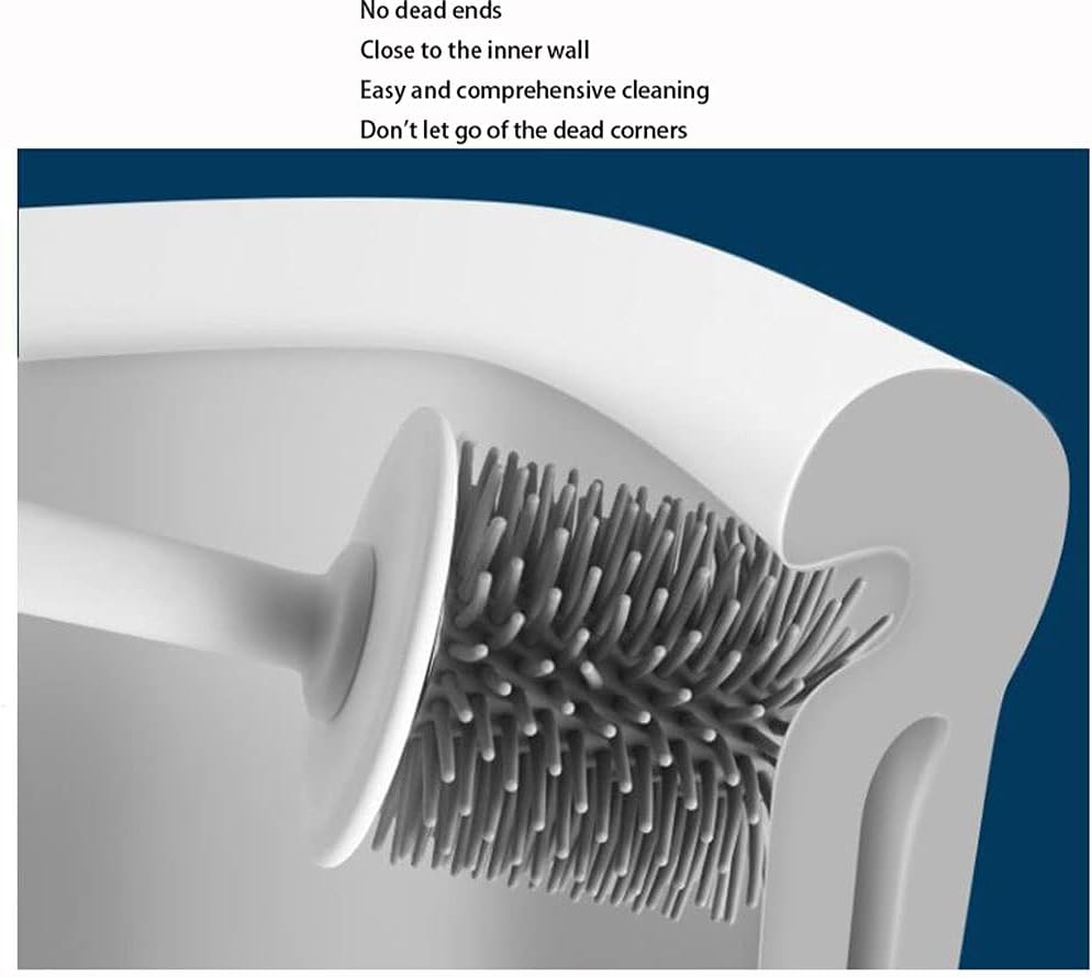 YYDS Toilet Brush with Holder Quick Dry Wall Mounted