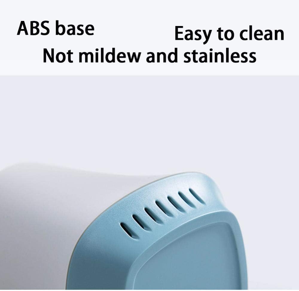 SPOUR Toilet Brush Set with Quick Drying Holder - Blue