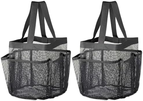 FINANCIALLY LIT LKOP Portable 2 Packs Shower Caddy