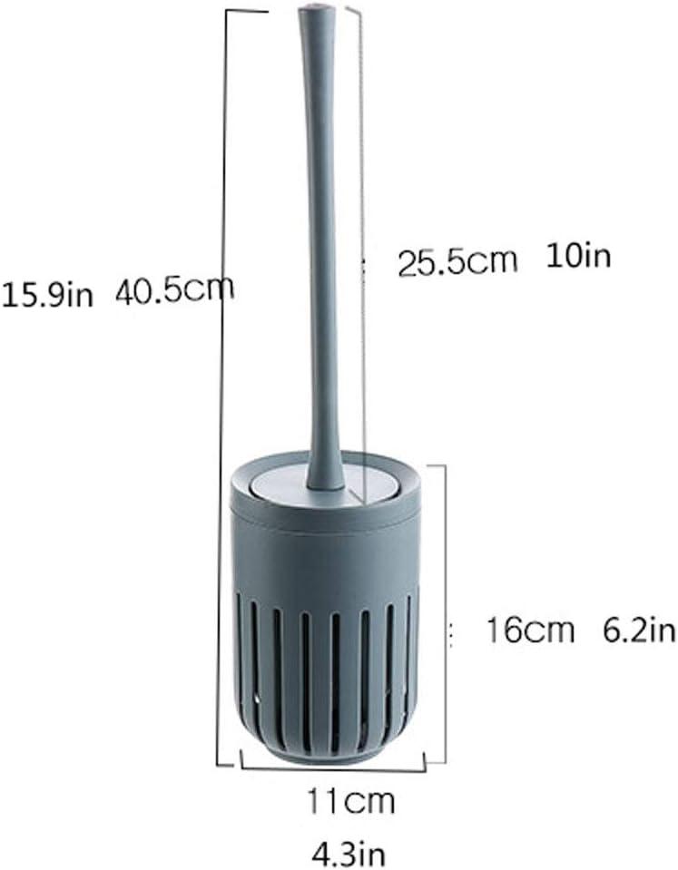 UNNS Wall-Mounted Toilet Brush with Holder and Shelf