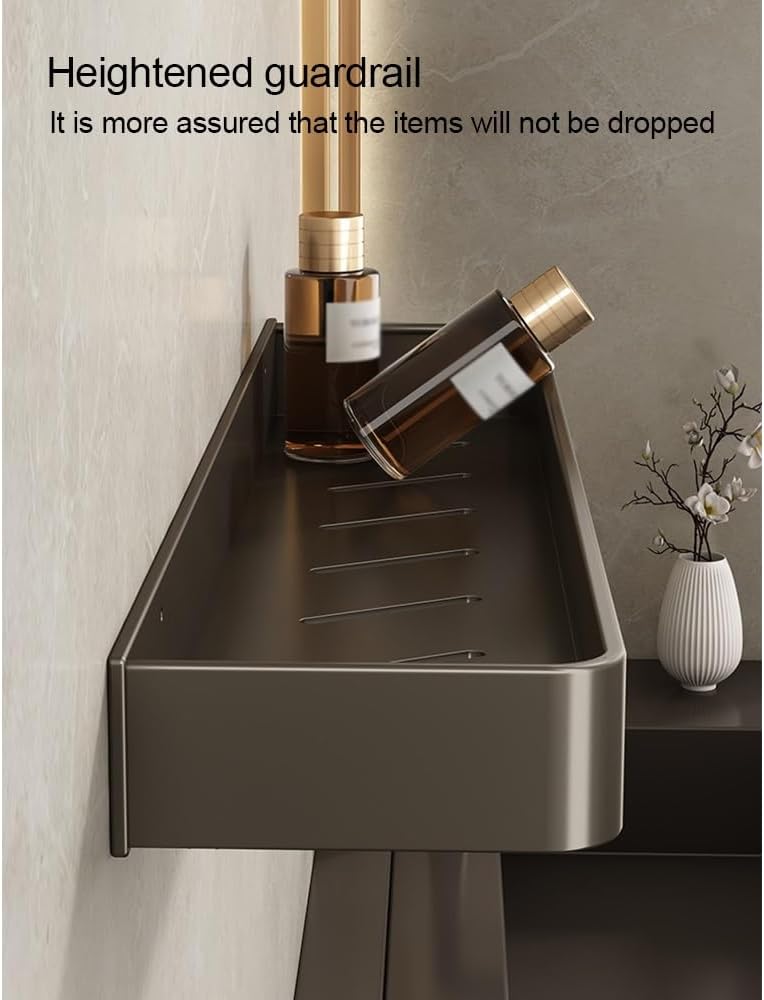 ANNBKA 1 Layer Wall Mounted Shower Caddy Organizer