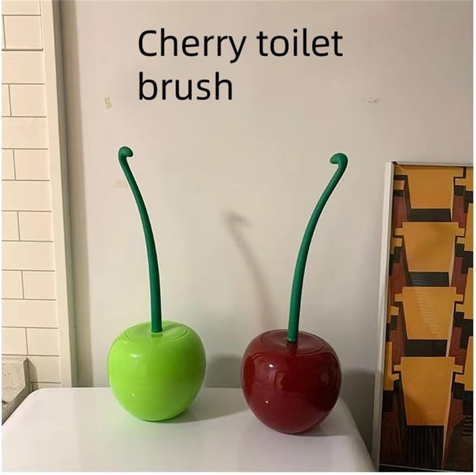 Toilet Brush Set with Soft Hair and Long Handle for Bathroom Use