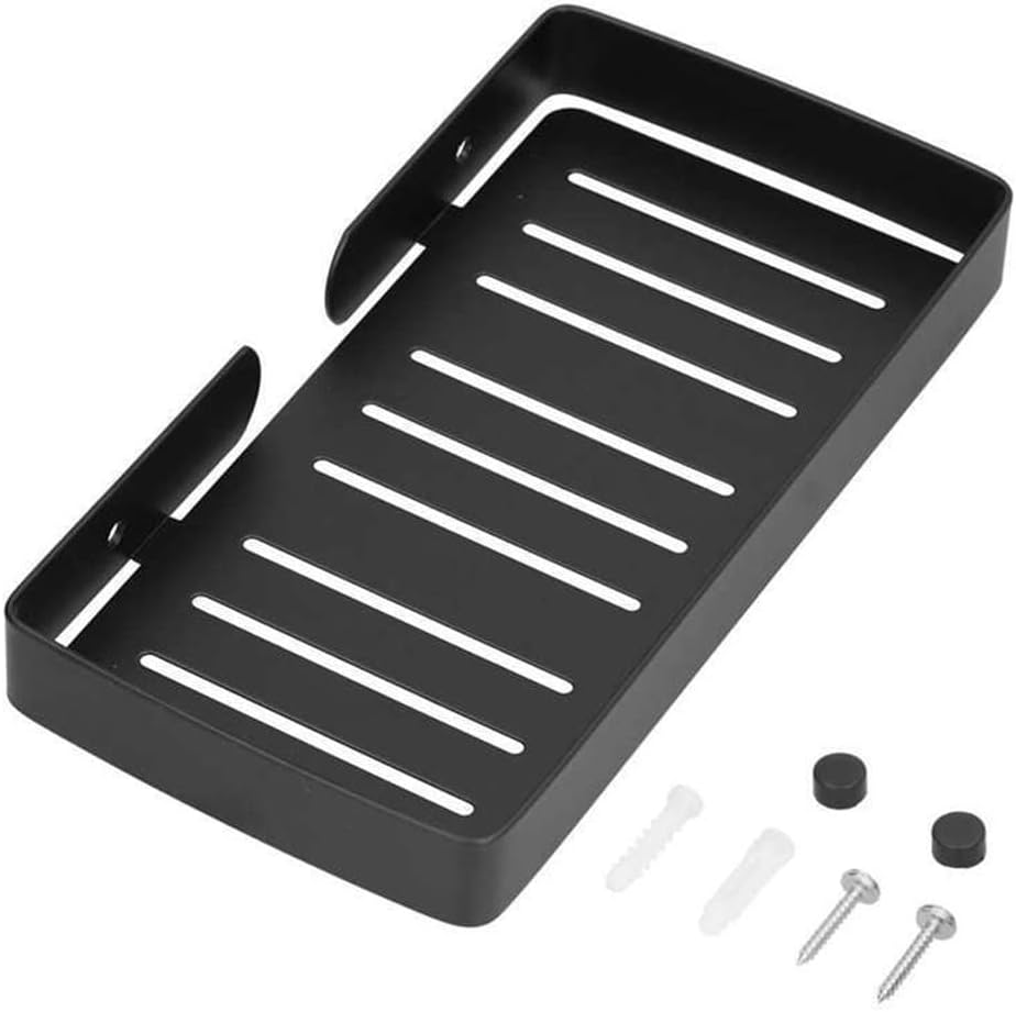 Stainless Steel Shower Caddy with Drain Rack and Sponge Tray