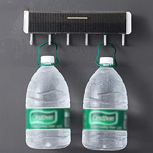 ANNBKA Multifunctional Shower Caddy with 6 Hooks No Drilling Wall Mount Organizer