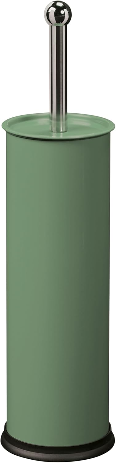 ROSSIGNOL Toilet Brush Holder Shiny Stainless Steel Pistachio Green