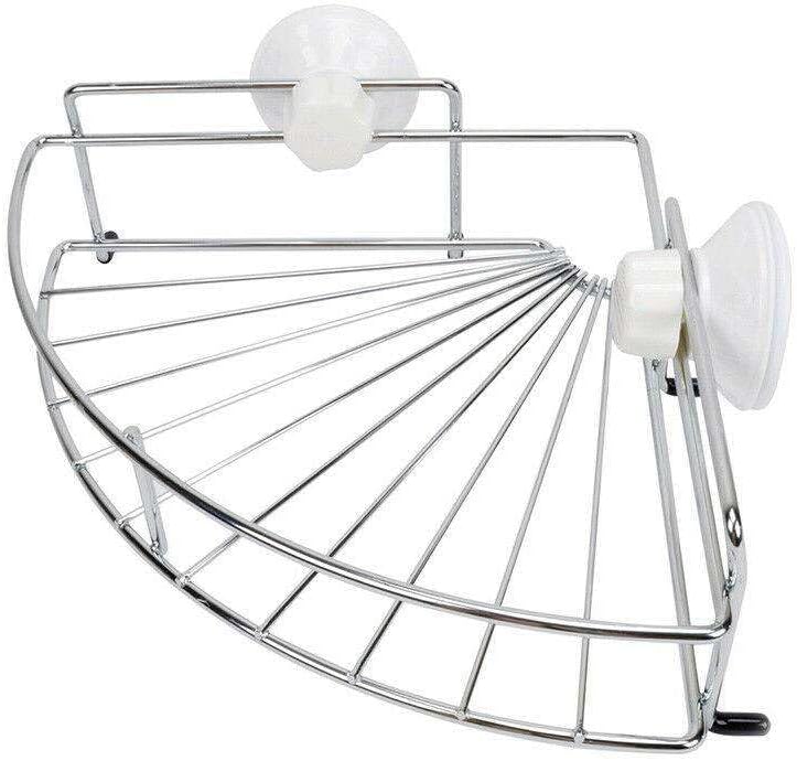 FINANCIALLY LIT Corner Shower Caddy with Suction 1