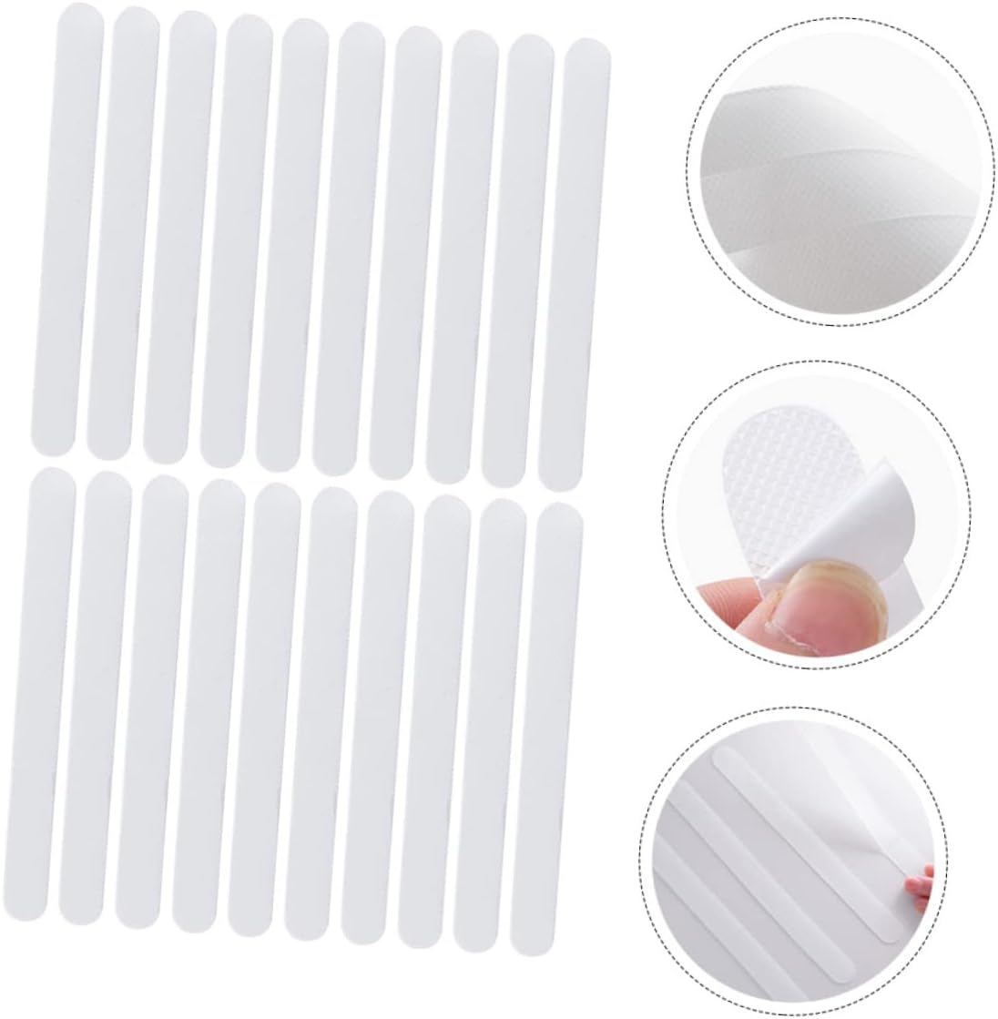UTHCLO 20pcs Non-Skid Bath Stickers for Bathtub and Shower