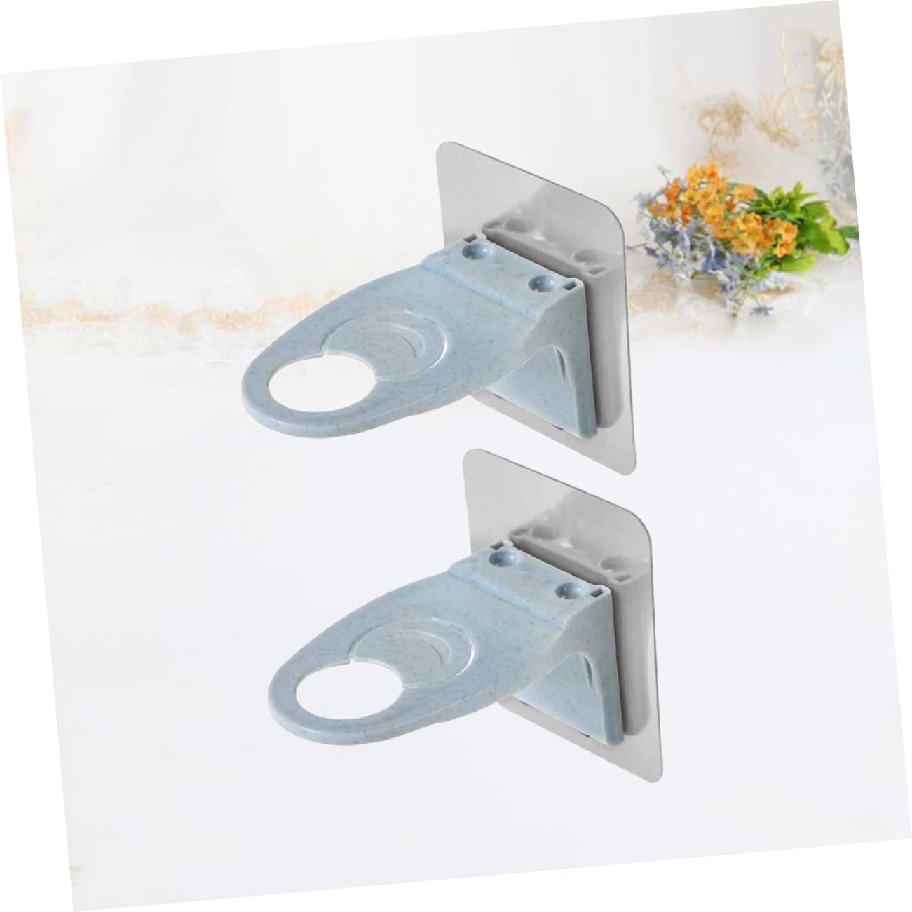 2pcs Shower Gel Hanging Rack with Traceless Design