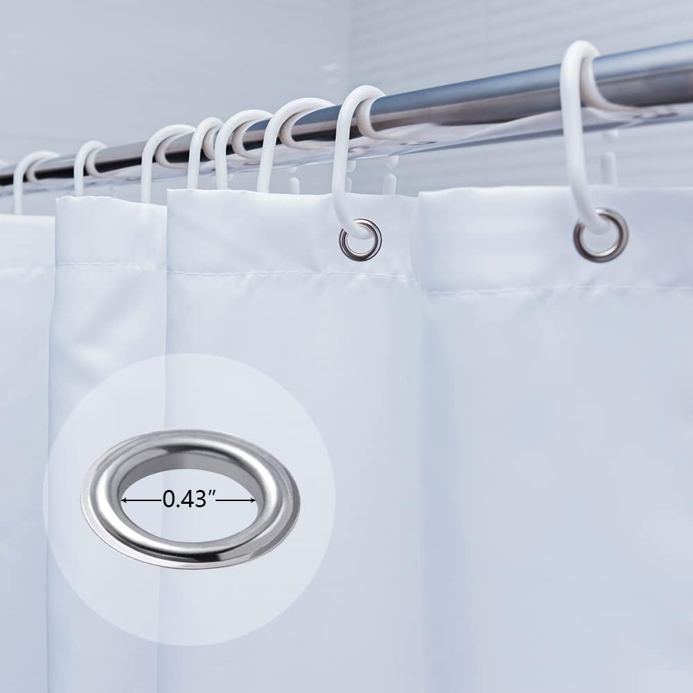 Red Heart Valentines Day Shower Curtain with Hooks