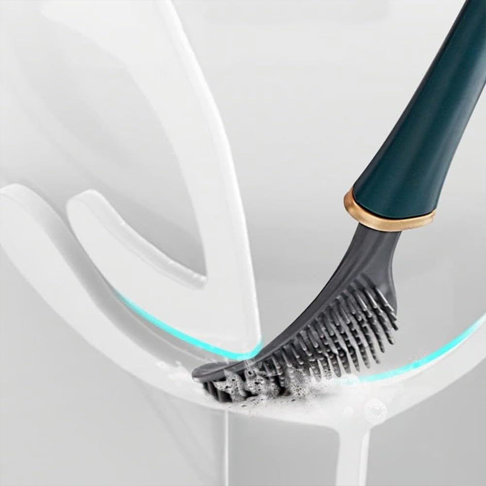 Reaci-Zicoly 2025 Lekxagabo Ag03 Flexible Silicone Toilet Brush Set