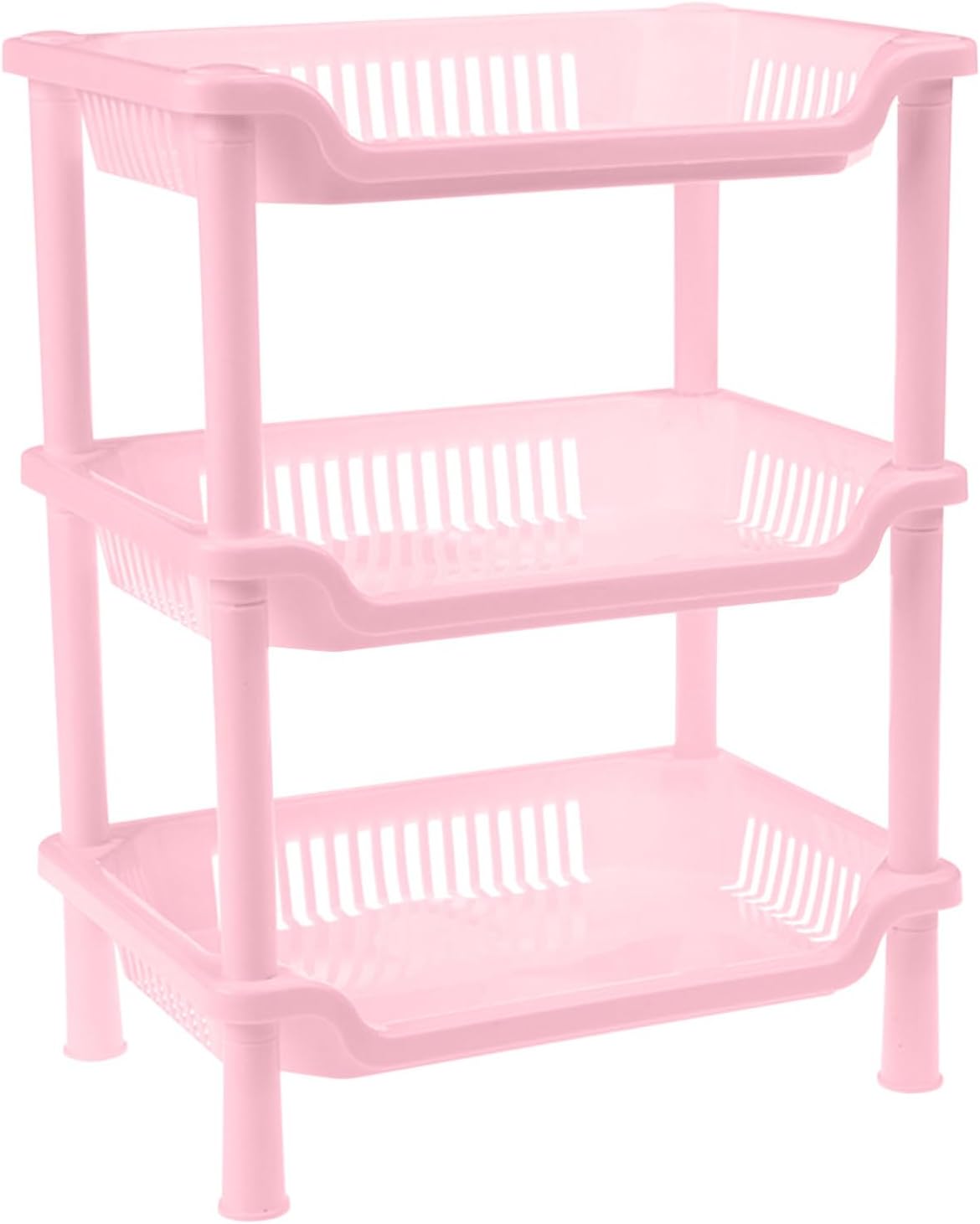 3 Tier Freestanding Shower Shelf with Adjustable Height
