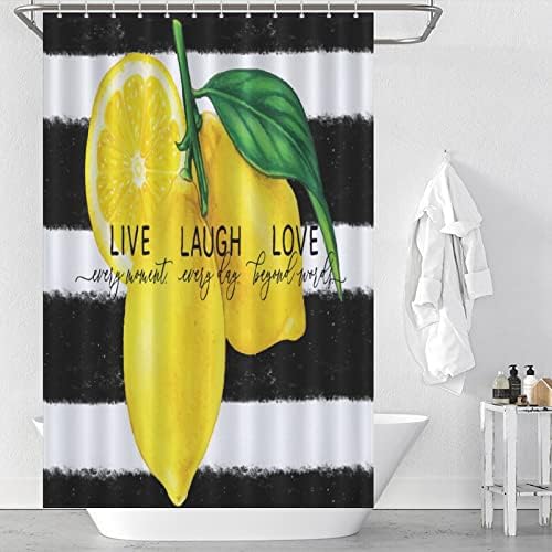 Sweet Natural Food Shower Curtain for 48x72 Inch Bathtub