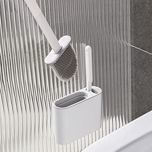 HASMI Toilet Brush with Wall-Mounted Holder Deep Cleaning 1