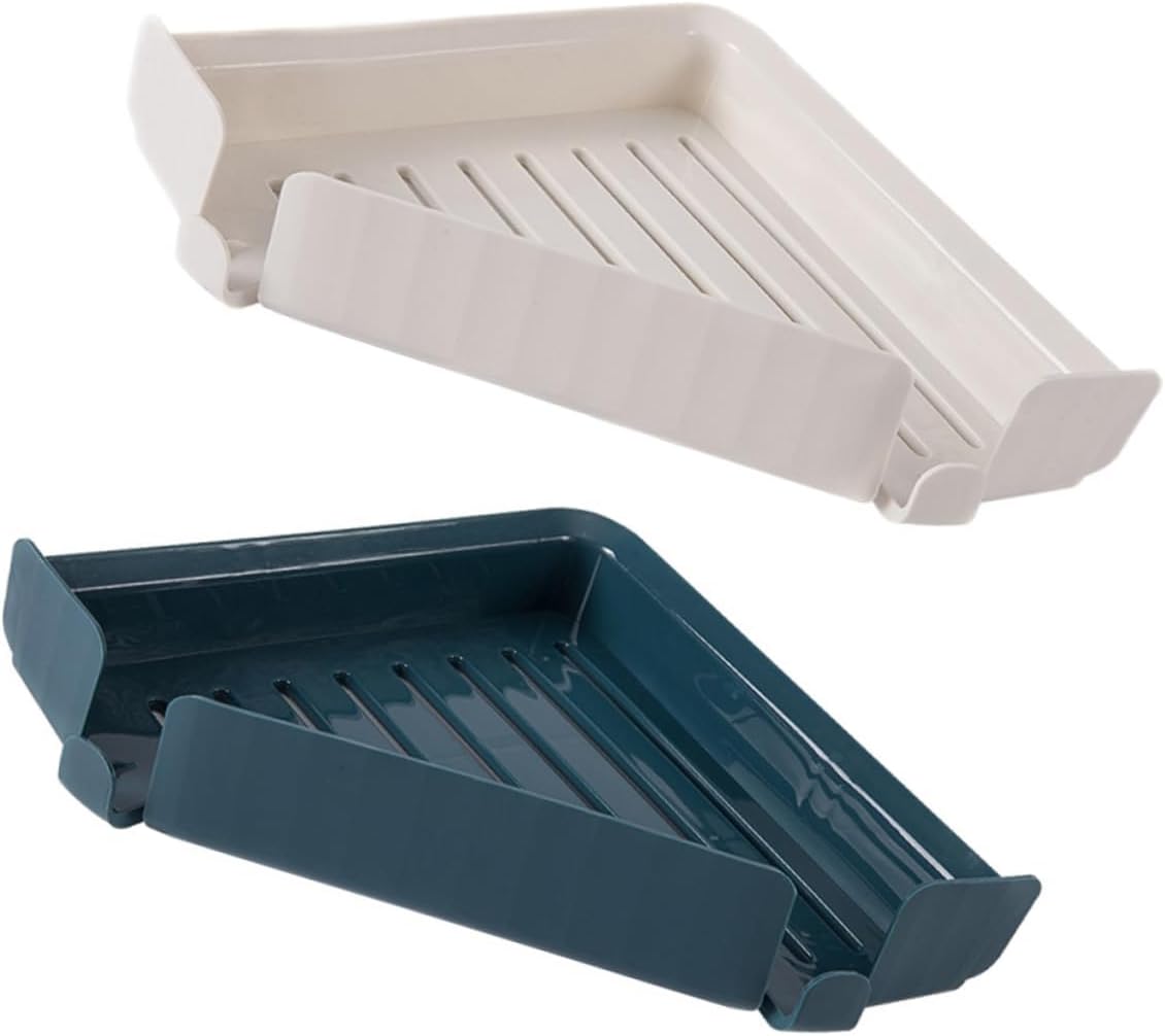 Beatifufu Bathroom Storage Holder Corner Shelf Adhesive Organizer