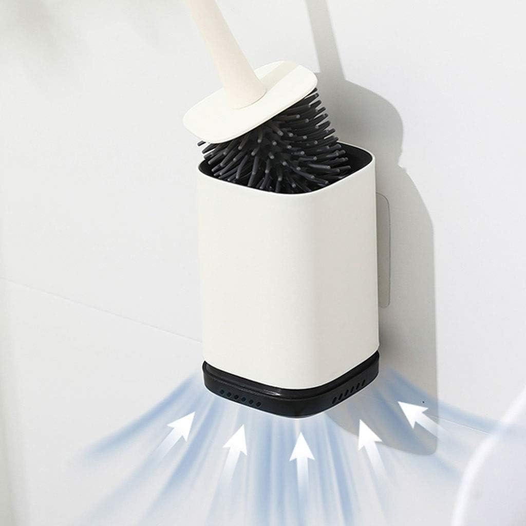 UNNS Wall-Mounted Toilet Brush with Holder Modern Minimalist Design