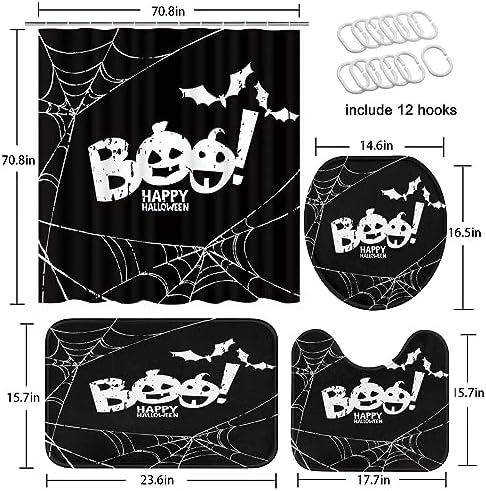 Arttown Happy Halloween Bathroom Set 4 Pcs