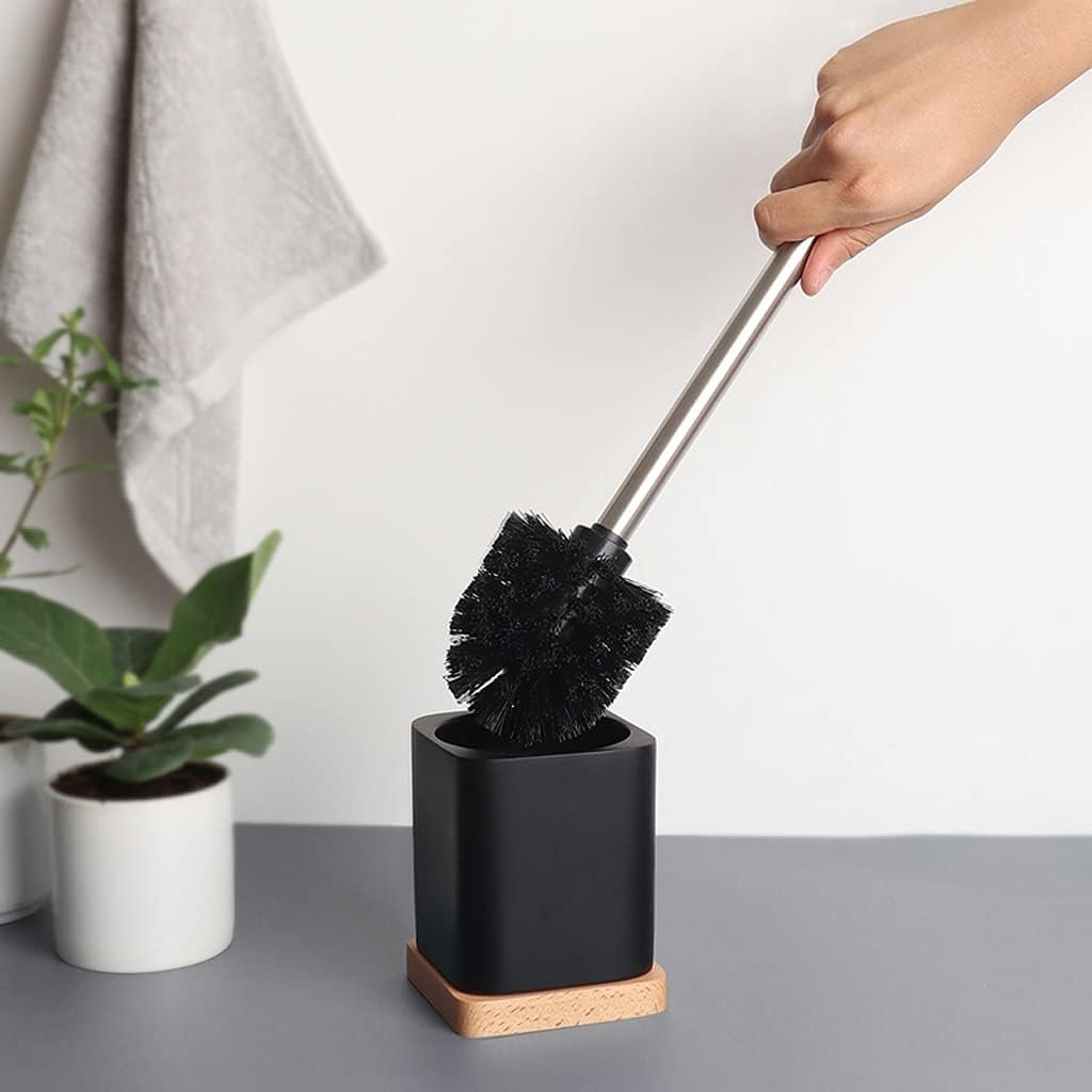 TOMYEUS Toilet Brush with Holder and Base