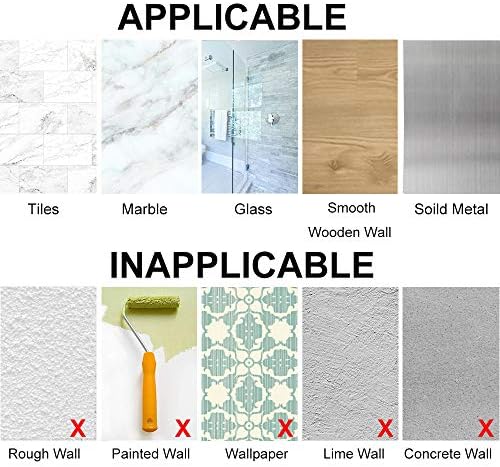 LAIGOO 8 Pcs Adhesive Stickers for Shower Caddy Corner