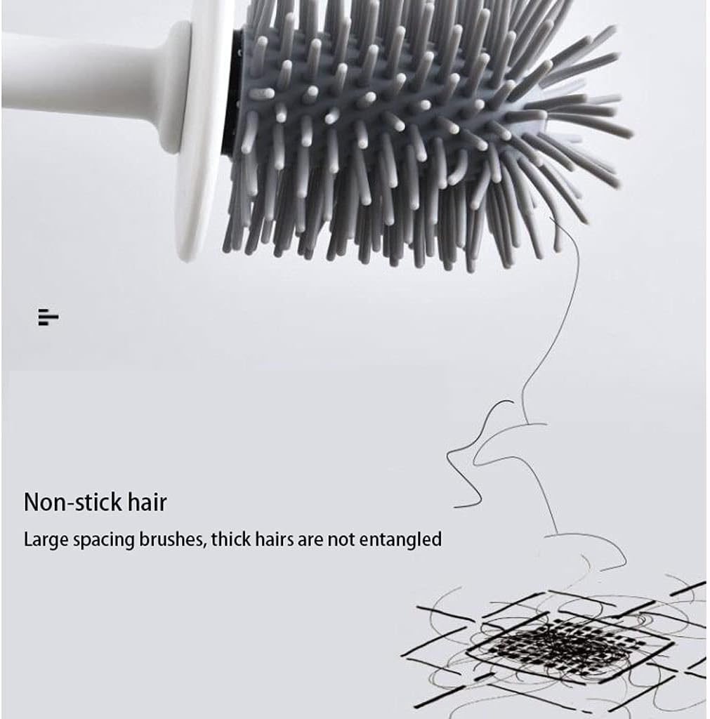 YYDS Toilet Brush with Holder Quick Dry Wall Mounted