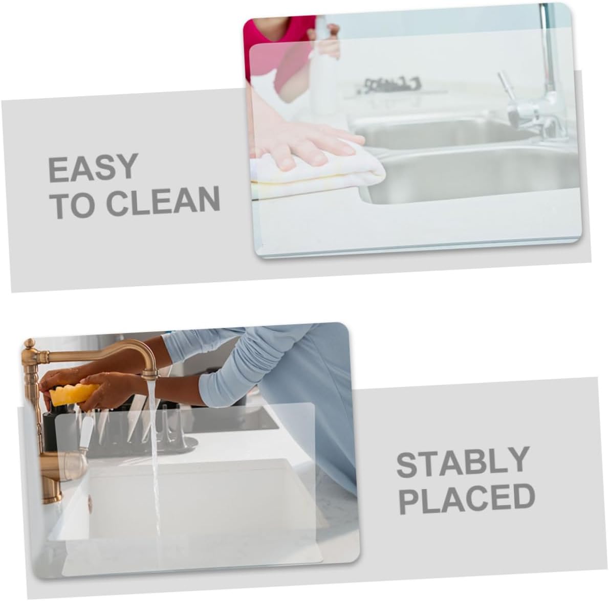 Cabilock 2pcs Bathtub Corner Splash Guard