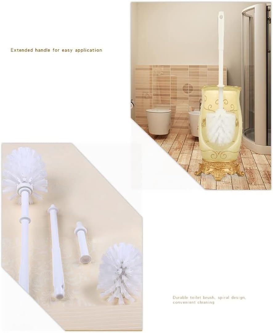 MANFER 3D Relief Toilet Brush with Plastic Handle 1
