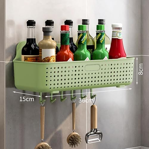 Wall Mounted Storage Basket for Bathroom and Kitchen